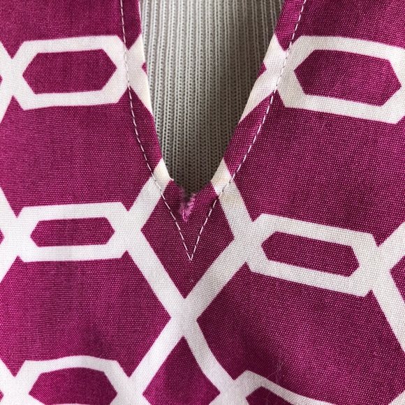 Brooks Brothers Pink Geometric Tunic Top Sz S - Picture 7 of 8